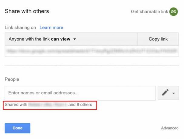 Come vedere chi ha accesso ai file di condivisione file di Google Drive e1524003037904