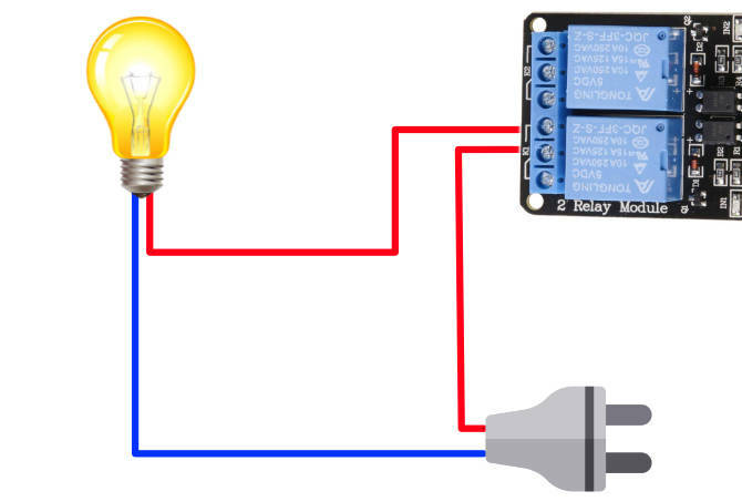 Inserimento del relè nel circuito di illuminazione