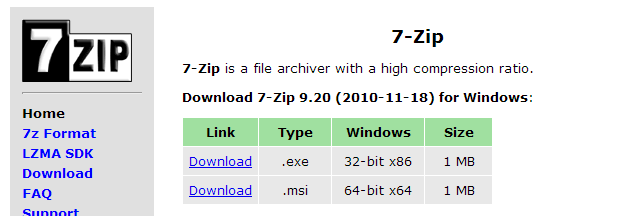 7-zip-32-bit-vs-64-bit-installazione