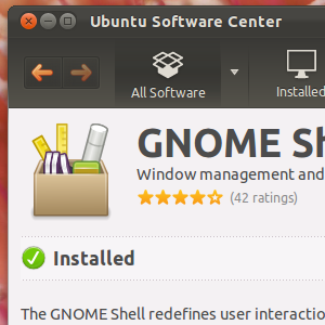 shell di Ubuntu gnome