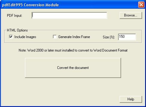 Converti PDF in Word