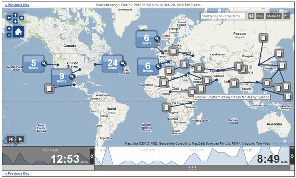 mappatura delle notizie