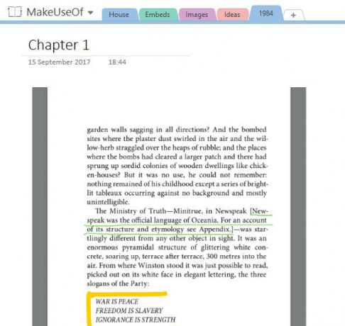 quaderno onenote