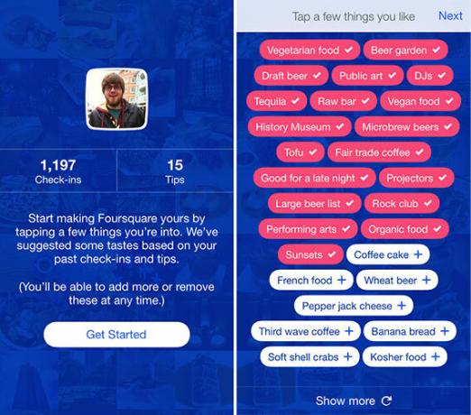 Foursquare rilancia come strumento di scoperta basato sui tuoi gusti 4sq gusti