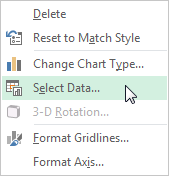 Excel Seleziona intervallo di dati