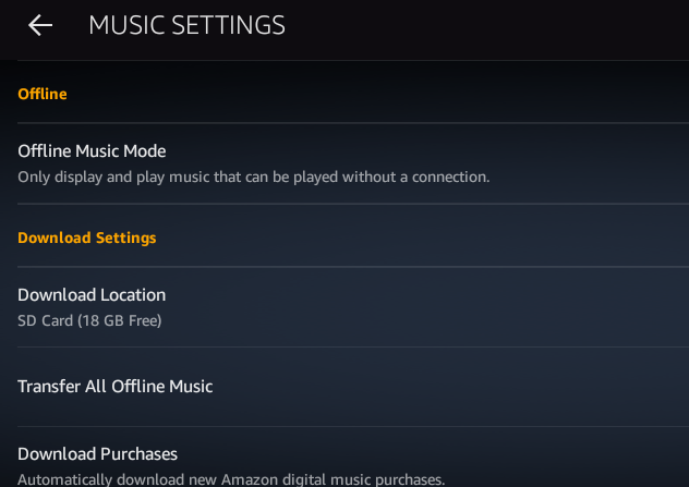 Il tuo manuale non ufficiale di Amazon Fire Tablet per le impostazioni della musica di Android amazonfireguide