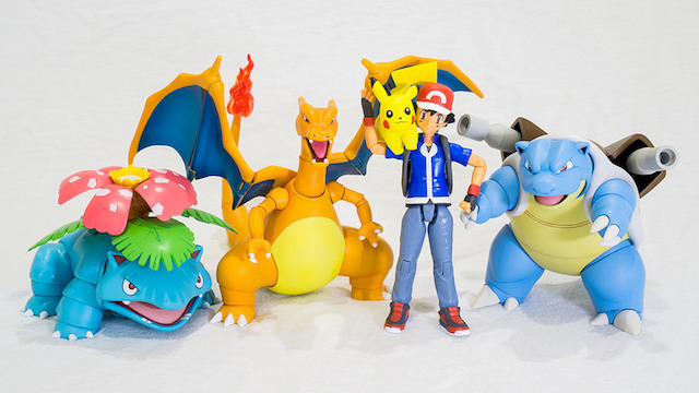 Pokemon Figure da collezione Venusaur Charizard Pikachu Ash Blastoise