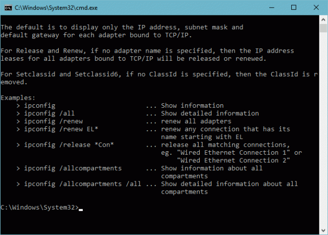 Comandi CMD di Windows essenziali che dovresti conoscere ipconfig 1