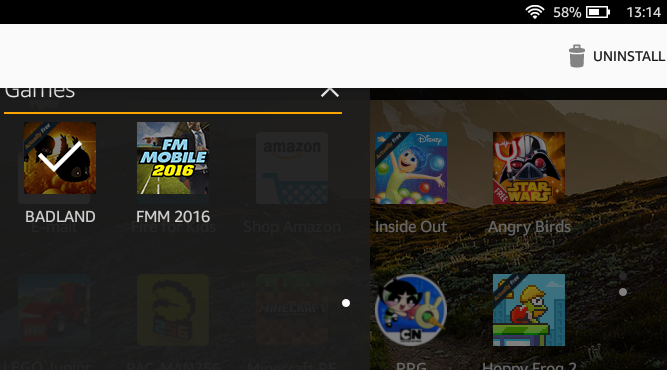 Il manuale non ufficiale di Amazon Fire Tablet muo disinstallare le app amazonfireguide per android