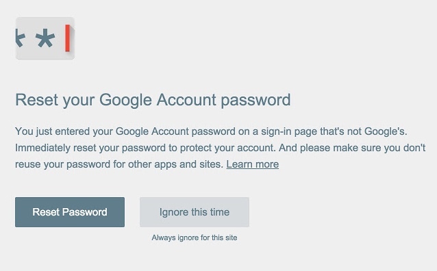 Proteggi i tuoi account Google con questo avviso password di estensione ufficiale