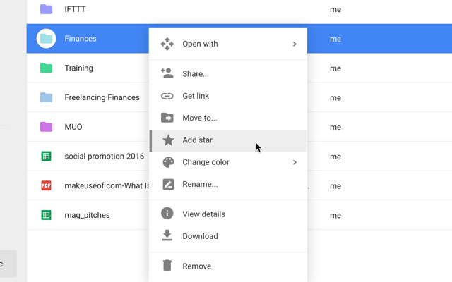 google-drive-add-stelle