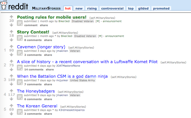 Storie militari di guerra - Storie militari di Reddit