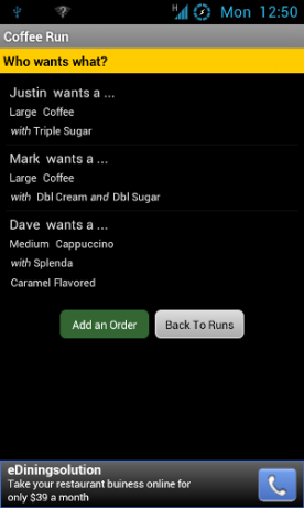 app di caffè per Android