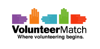 Trova le opportunità di volontariato vicino a te con VolunteerMatch logo volontario