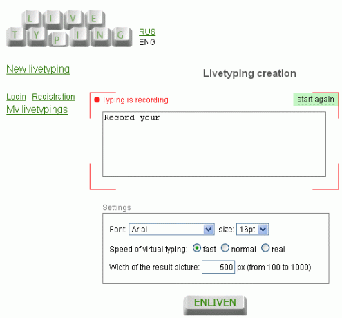 registratore di testi