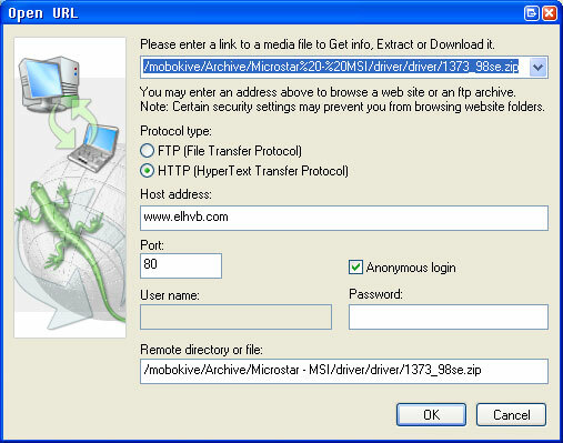 Come afferrare solo i file necessari dal file zip online (Win) loadcout2