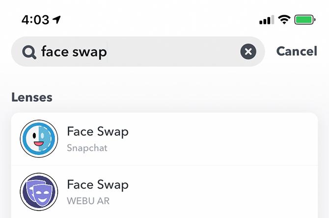 Come posso usare Snapchat Face Swap