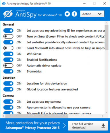 antispy per windows 10