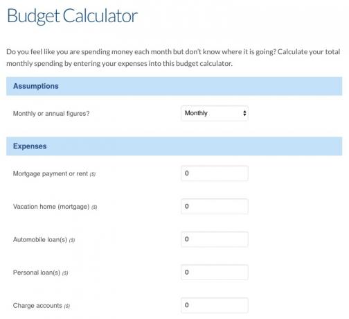 Guarda la tua spesa e controlla il tuo budget con questi 8 calcolatori di budget gratuiti che calcolano il budget