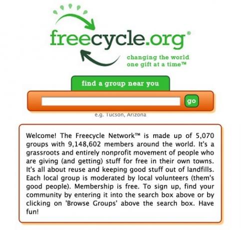 materiale gratuito per freecycle