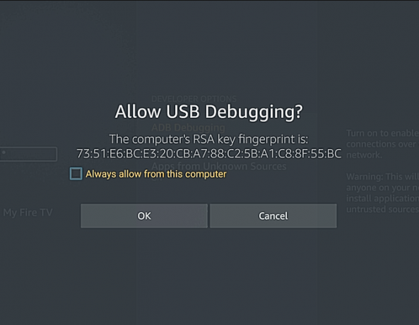 Abilita il debug USB su Fire Stick