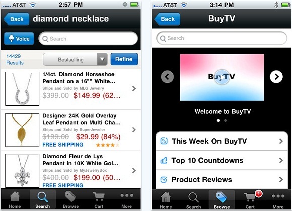 app per lo shopping iPhone