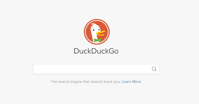 La guida completa per migliorare la tua sicurezza online e difendere la tua privacy DuckDuckGo Screenshot