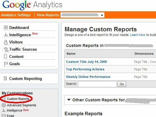 Rapporti email di Google Analytics