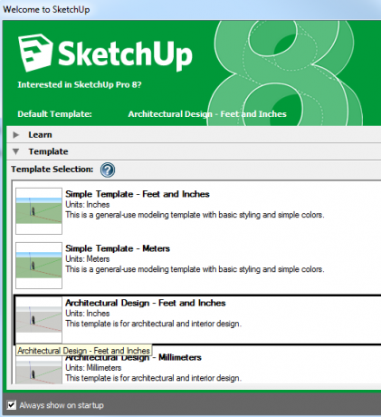 disegno 3d sketchup