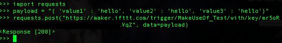 ifttt-richieste-payload