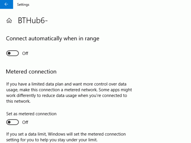 Disabilita la connessione Wi-Fi automatica in Windows 10