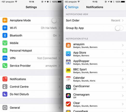 Assumi il controllo delle notifiche iOS sulle notifiche delle impostazioni del tuo iPhone o iPad