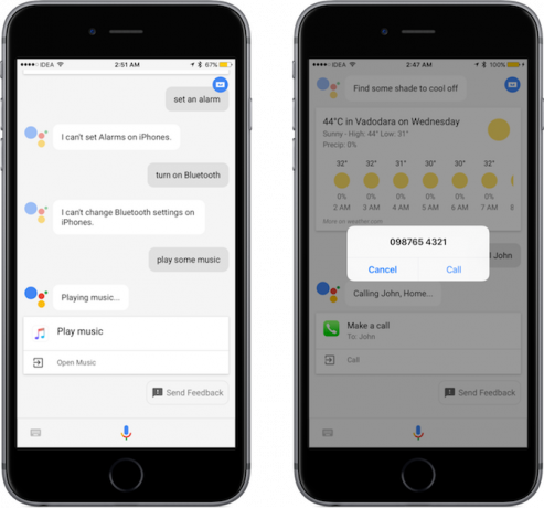 problemi con google assistant per iphone