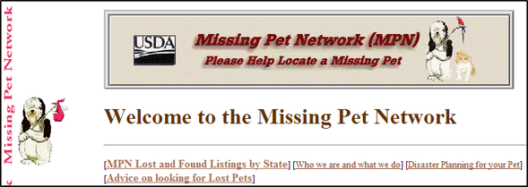 Missing PetNetwork