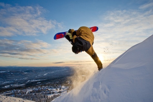 snowboard di carta da parati