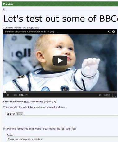 BBCeditor ti consente di preparare e formattare post sul forum offline [Windows] forumtest1