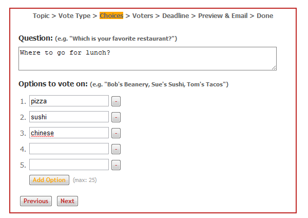 strumento di voto online