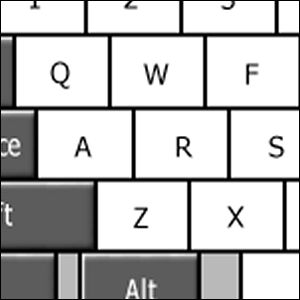 tastiera del computer di layout