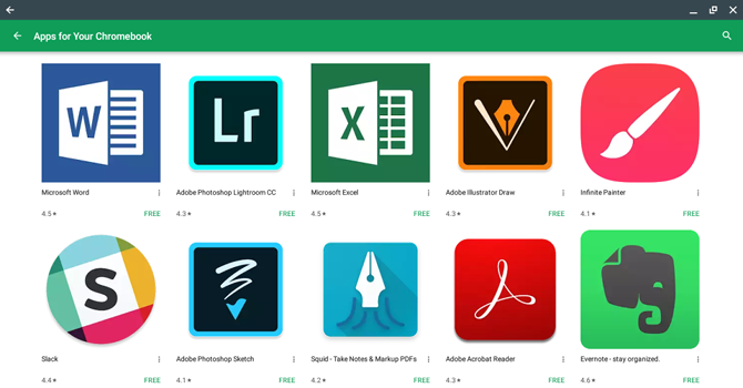 I migliori Chromebook che eseguono app Android Chromebook App Play Play Store