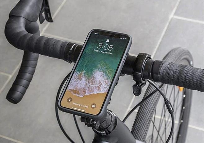 Supporto per bici QuadLock per iPhone X.