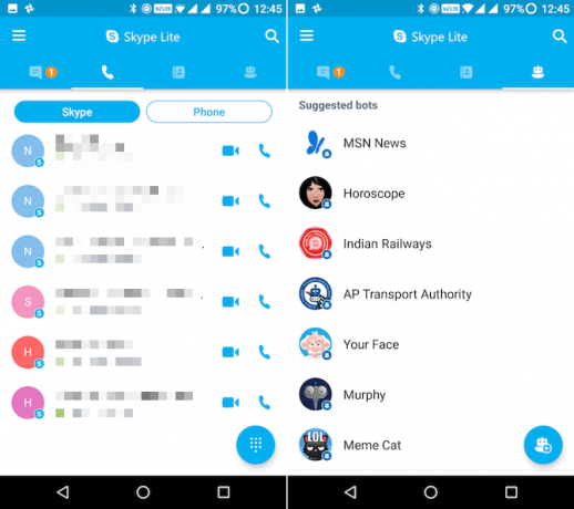 app android lite skype