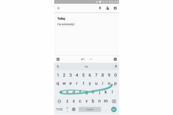 i suggerimenti di gboard digitano più velocemente