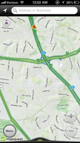 mapquest su iphone