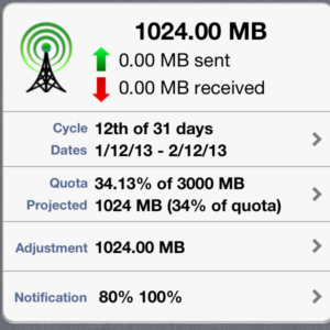 Usa Data Master per tenere traccia dell'utilizzo dei dati del tuo iPhone [iOS, gratuito per un periodo di tempo limitato] 2013 01 23 10