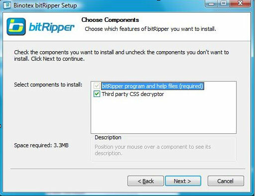 Questa è una schermata di uno dei migliori programmi Windows. Si chiama bitRipper