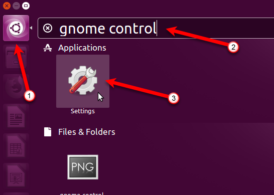 Aggiunta di Gnome Control a Ubuntu