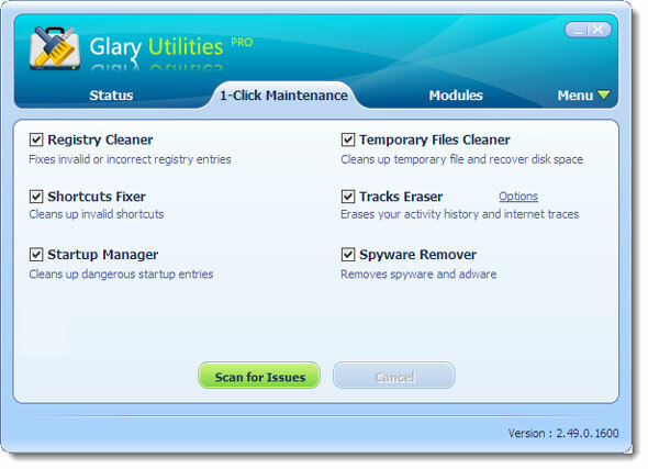 Mantieni il tuo PC funzionante senza problemi con Glary Utilities Pro glary utilities01