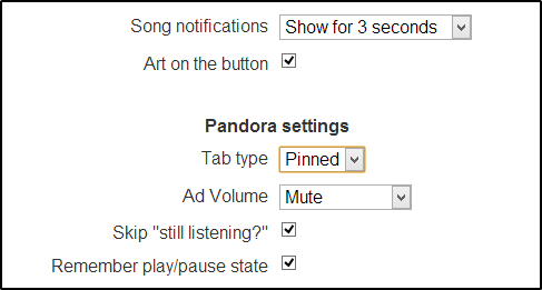 addon cromato di Pandora