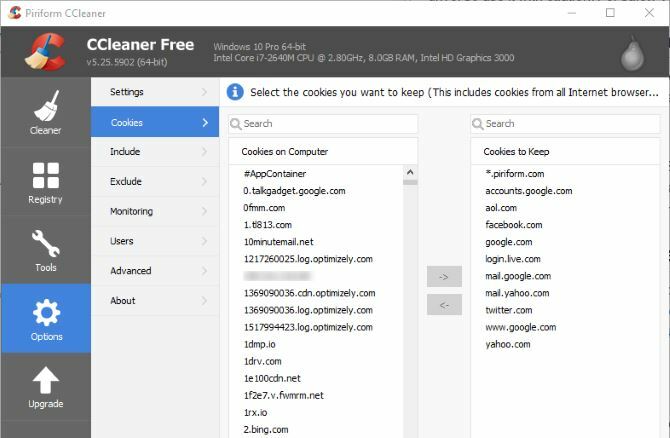 6 Suggerimenti e trucchi per CCleaner per pulire efficacemente il tuo computer 06 Cookie CCleaner