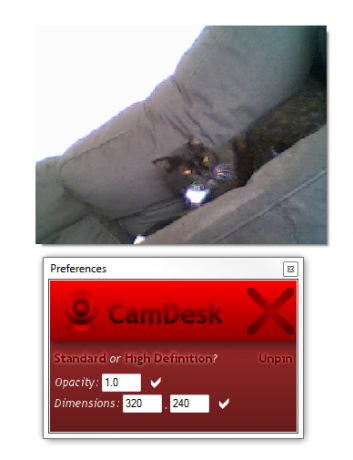 widget desktop ip cam